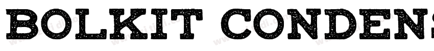 Bolkit CondensedBol字体转换
